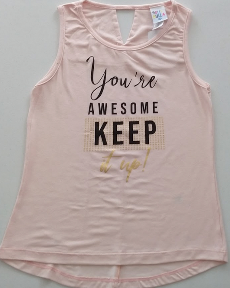 Blusinha Feminina Youre Awesome KEEP Rosê